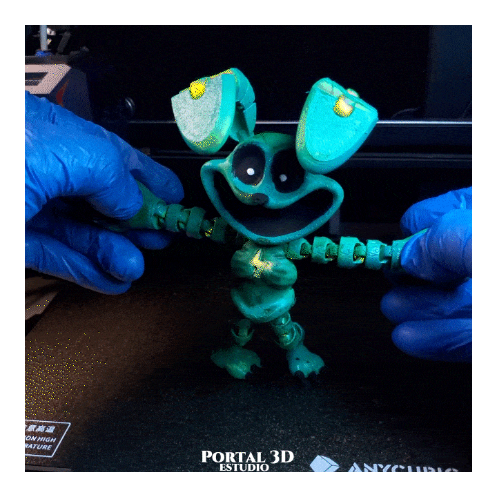 SMILING HOPPY MONSTER // PRINT-IN-PLACE WITHOUT SUPPORT